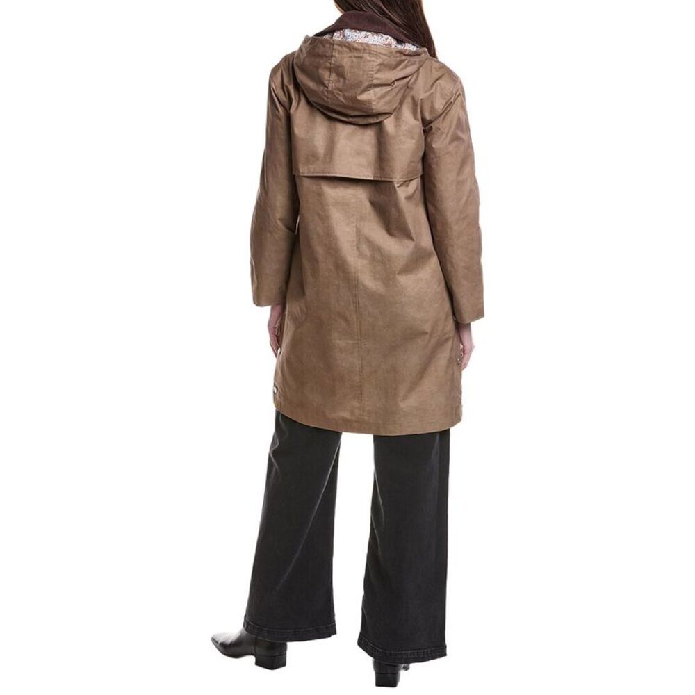 Avec Les Filles Womens  Rain Anorak Coat, Tan - Picture 2 of 3